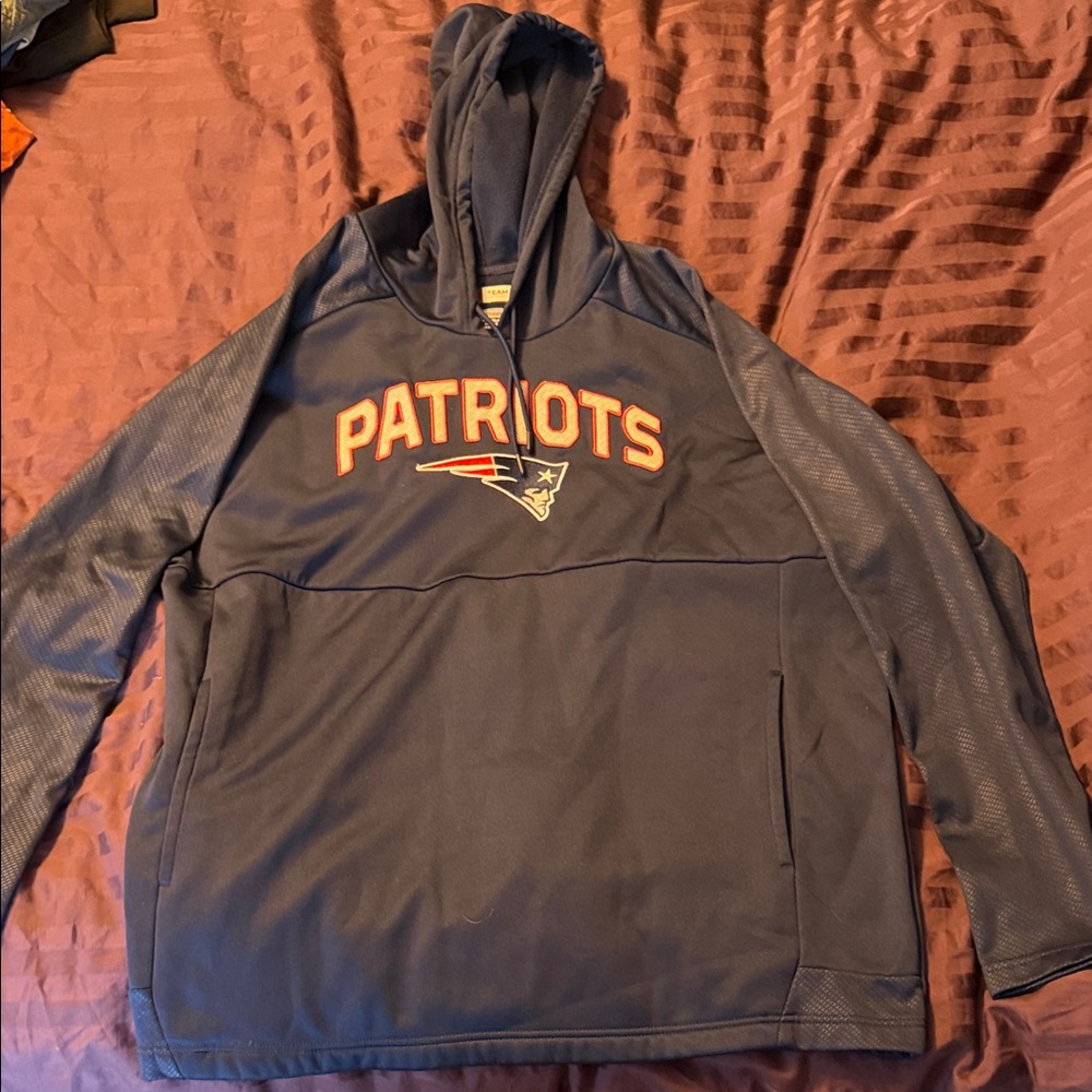 NFL Blue Patriots Pullover Hoodie